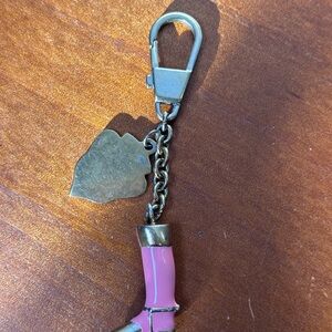 Auth Gucci boots key holder keychain bag charm